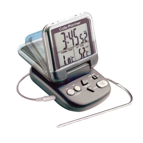 Thermometer with alarm