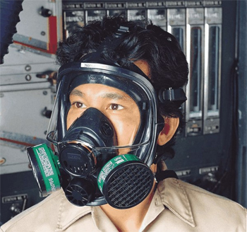 North Full-Face Respirator, Thermoplastic Elastomer