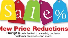 Reduced prices