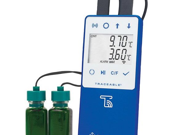 Digi-Sense® Traceable® Data Logging Refrigerator/Freezer Thermometer with TraceableLIVE® Remote Monitoring