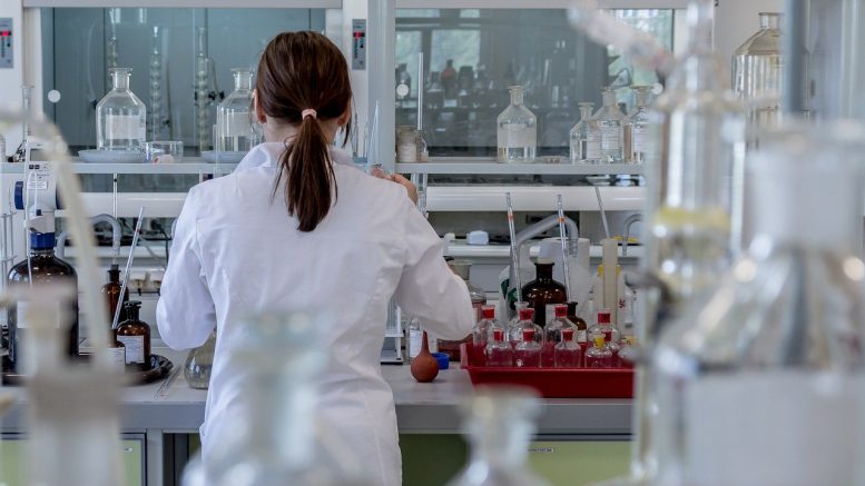 chemist in laboratory