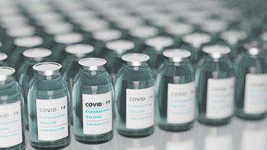 COVID-19 vaccine vials