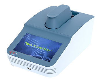 Spex NanoSNAP nano spectrophotometer to determine the purity of DNA, RNA and proteins